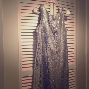 Floor length Christina Wu gown